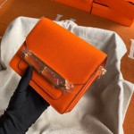 Roulis 19cm gold and silver buckle spot Evercolor leather